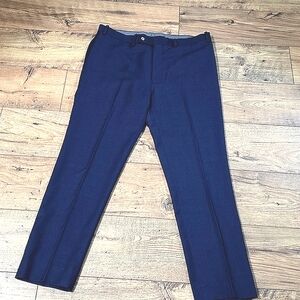 Blue Men's Dress Pants/altered In Waist